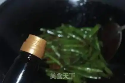 Make Sword bean fried meat step 7