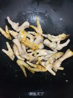 Make Red chicken feet step 4