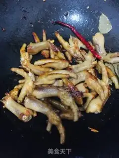 Make Red chicken feet step 5
