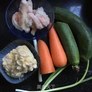 Make Shrimp carrot congee step 2