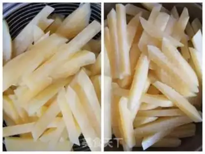 Make Air fryed fries step 2