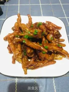 Make Red chicken feet step 8