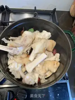 Make Spicy goat hoof step 2