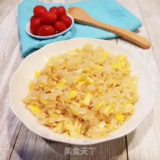 Make Soy sauce, fried rice step 3
