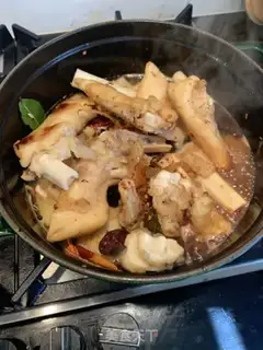 Make Spicy goat hoof step 3