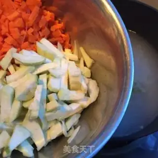 Make Shrimp carrot congee step 6