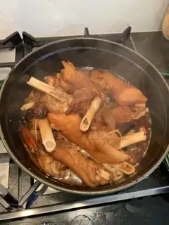 Make Spicy goat hoof step 4