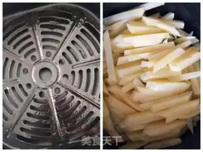 Make Air fryed fries step 3
