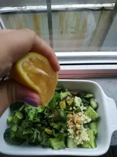 Make Garlic cucumber step 1