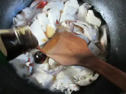 Make Crab tofu step 10