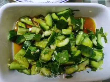 Make Garlic cucumber step 2