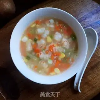 Make Shrimp carrot congee step 10