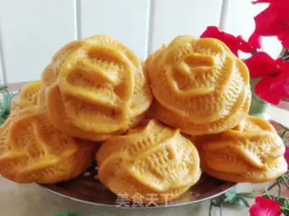 Make Pumpkin date palm bun step 6