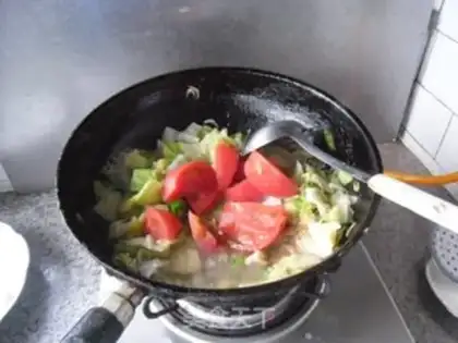 Make Tomato fried green step 7