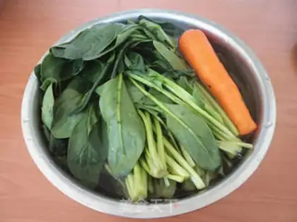Make Triple spinach step 1