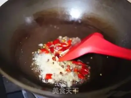 Make Meat and soybeans step 1