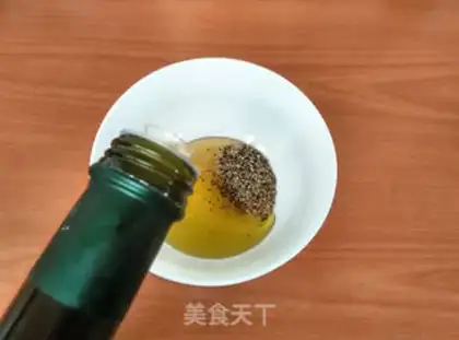 Make Vegetable salad for beef sausage step 11