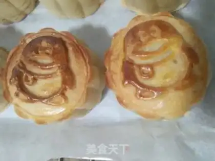 Make ♪ Oomey red bean moon cake ♪ step 16