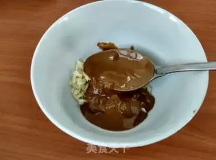 Make Sesame sauce and acne step 3