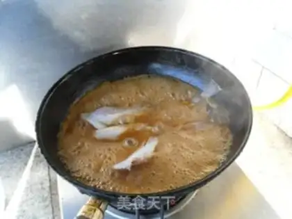 Make Sweet hot sauce and cod step 5