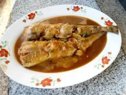 Make Sweet hot sauce and cod step 8