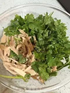 Make Chicken spinach step 2