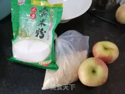 Make Apple rice pancakes step 0