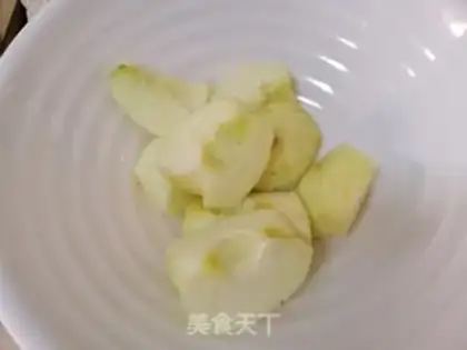 Make Apple rice pancakes step 1