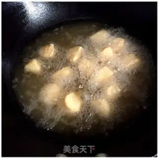 Make Red burning Japanese tofu step 1