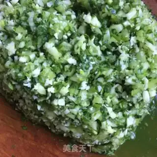 Make Celery dumplings step 2