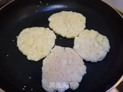 Make Apple rice pancakes step 8