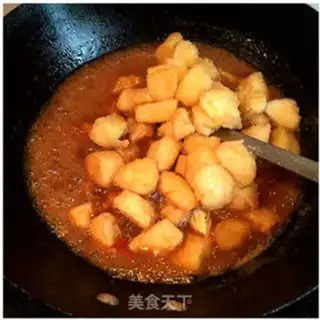 Make Red burning Japanese tofu step 4