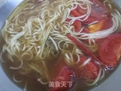 Make Old yogurt noodles step 4