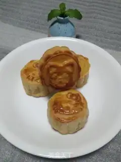 Make The potato moon cake step 13