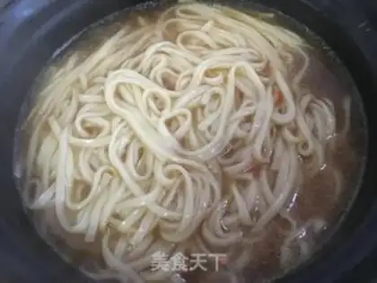Make Old yogurt noodles step 7