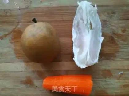 Make Carrot, pear juice step 0