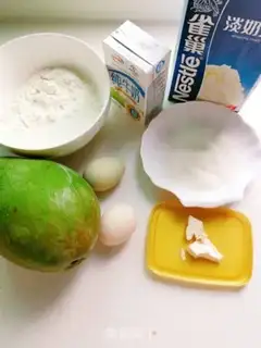 Make Mango lasagna cake step 0