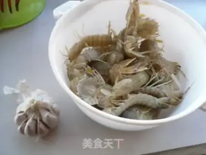 Make Garlic shrimp crawling step 0