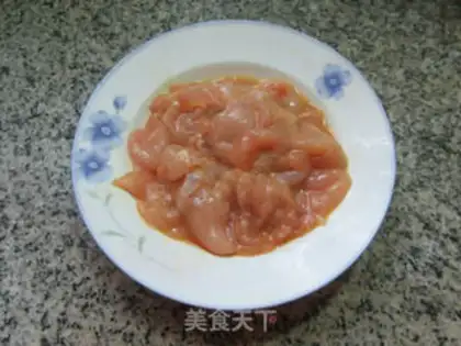 Make Chicken breast fried Dutch beans step 6