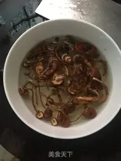 Make Tea mushroom duck step 1