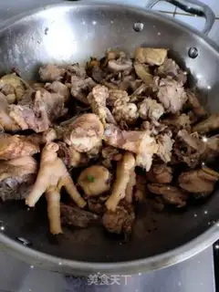 Make Chicken stew mushrooms step 5