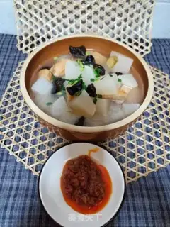 Make Fish tofu radish step 9