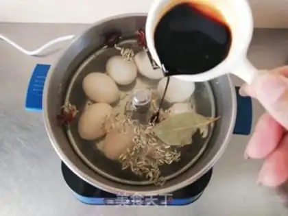 Make Five spicy tea eggs step 8