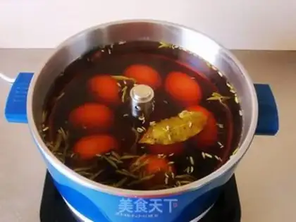Make Five spicy tea eggs step 12