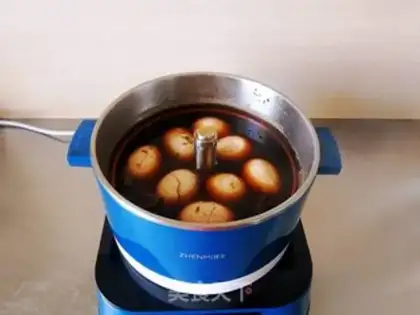 Make Five spicy tea eggs step 13