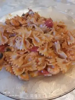 Make Shrimp mushrooms and tomatoes step 10