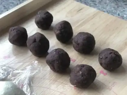 Make Japanese red bean bag step 7
