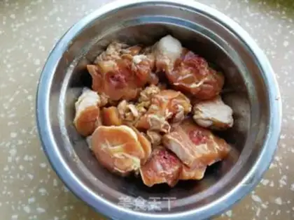 Make Potato chicken step 1