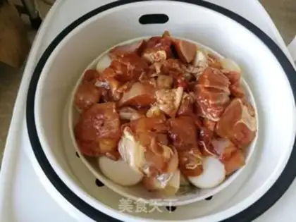 Make Potato chicken step 6