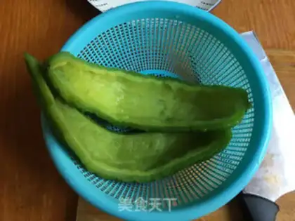 Make Porcelain meatloaf with bitter melons step 4